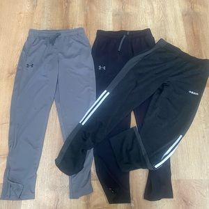 Boys Large UA and Adidas Lot